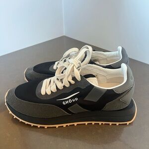 Ghoud Black and Gray glitter Sneakers size 38